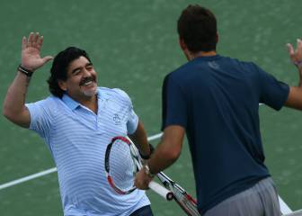 Maradona pondrá pasión en la grada en el Croacia-Argentina