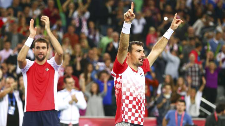 Croacia acaricia la Copa Davis tras ganar el dobles a Argentina