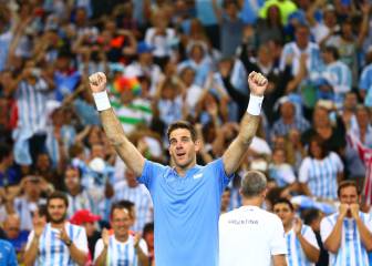 Del Potro remonta un 2-0 a Cilic y mantiene vivo el sueño