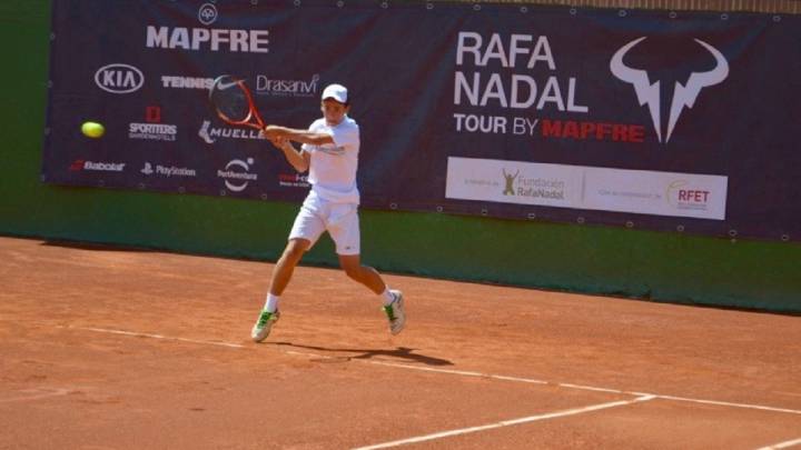 Imagen de un participante durante la pasada edición de Rafa Nadal Tour by Mapfre.