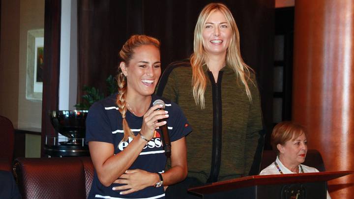 Sharapova: "Significa mucho volver al tenis y jugar con Puig"