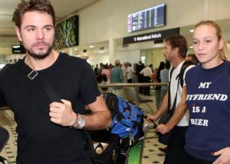 Stan Wawrinka 'cuela' a su novia, Donna Vekic, en Brisbane