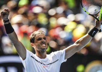 Nadal prueba su progresión física ante Marcos Baghdatis