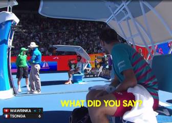 Wawrinka, Tsonga engage in mid-match spat in Melbourne