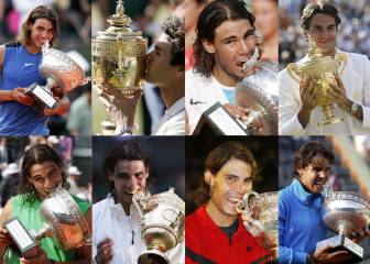 Nadal vs Federer: Las ocho finales de Grand Slam