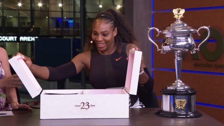 ¿Qué le regalaron a Serena por su 23º título de Grand Slam?