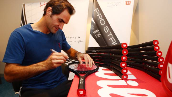 ¿Quiere una de las 18 raquetas exclusivas de Roger Federer?