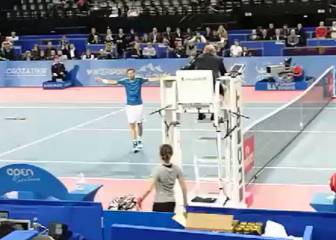 Enfado monumental de Marcel Granollers: 
