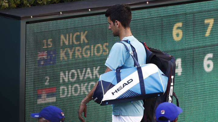 Djokovic, baja en Miami y la Davis contra España en el aire