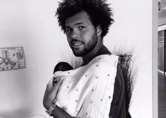 Tsonga presenta a su pequeño a través de las redes sociales
