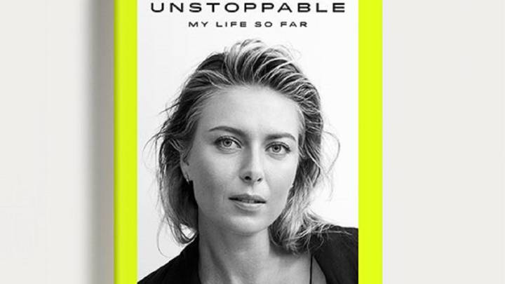 Maria Sharapova quiso compartir con sus seguidores la portada de 'Unstoppable', sus memorias escritas durante su sanción.
