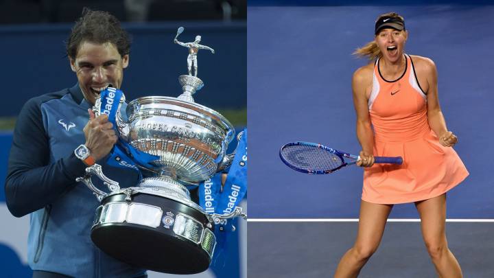 Rafa Nadal y María Sharapova son los principales protagonistas de la semana en el mundo del tenis con su participación en los torneos del Barcelona Open Banc Sabadell y Stuttgart.