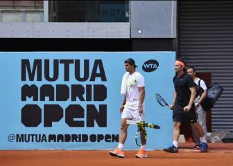 Nadal pisa la tierra de Madrid un día antes de lo previsto