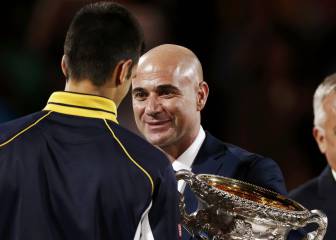 Andre Agassi podría ser el nuevo técnico de Novak Djokovic