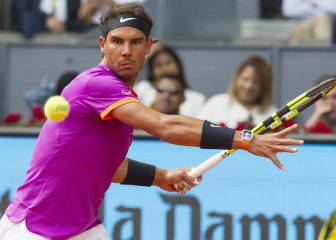 Nadal sobrevive al viento y a Fognini, que metió 48 ganadores