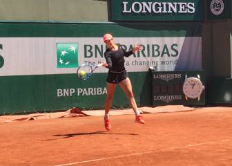 Muguruza: la campeona prepara su defensa del título en París