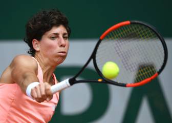 Buen debut de Carla Suárez ante la joven promesa griega Sakkari