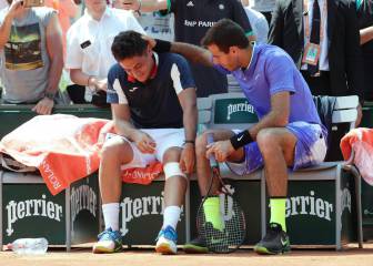 Almagro se retira entre lágrimas y Feliciano elimina a Ferrer