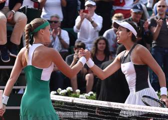 La campeona Muguruza se estrella contra Mladenovic