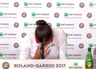 Muguruza, hundida: 
