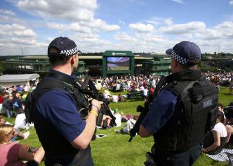 Wimbledon incrementa la seguridad por temor a ataques terroristas