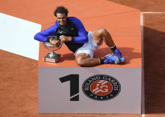 Nadal suma 15 Grand Slam; pasa a Sampras y Federer, a tres