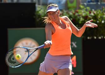Sharapova, baja en Wimbledon por su lesión en el muslo