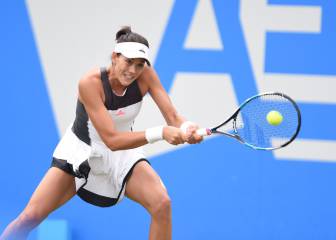 Garbiñe Muguruza sucumbe en su estreno ante Strycova