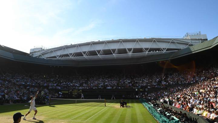 Imagen de un partido de Wimbledon en su edición 2016.