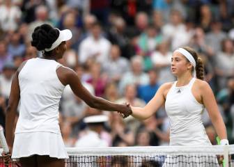 Venus elimina a Ostapenko y Konta pasa y hace nº1 a Pliskova