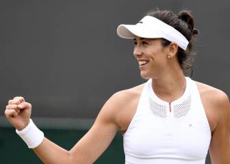 Garbiñe y los ánimos de su fisio: 