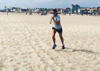 Garbiñe Muguruza ya entrena en EE.UU. de cara al US Open