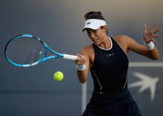 Furioso triunfo de Muguruza en su regreso ante la joven Day