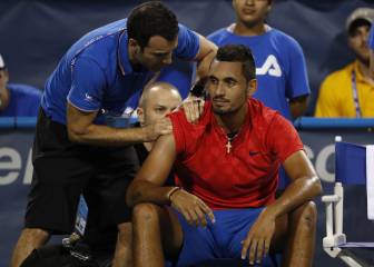 Tercer abandono seguido de Kyrgios, que salió abucheado