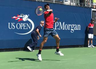 Menéndez: primer partido y primer triunfo en un grande