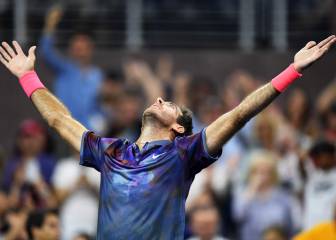 Del Potro remonta ante Thiem con fiebre y se verá con Federer