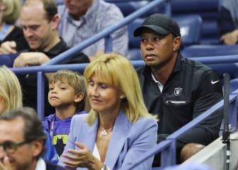 Tiger Woods, en el palco de Rafa Nadal en Nueva York