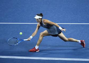 Muguruza pisa firme: batió en dos sets a Garcia en Tokio