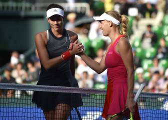 Muguruza se queda sin final en Tokio al caer ante Wozniacki
