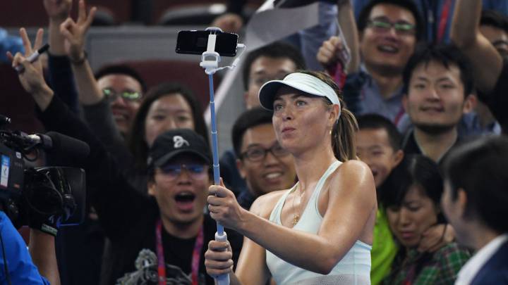 Sharapova saca las uñas en Pekín y Garcia gana Wuhan