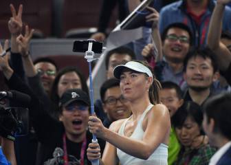 Sharapova saca las uñas en Pekín y Garcia gana Wuhan