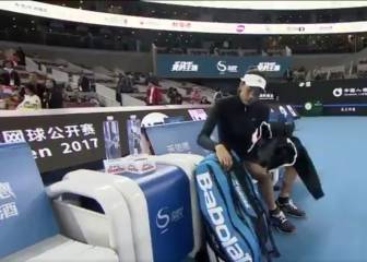 Spaniard Muguruza retires ill in China Open first round