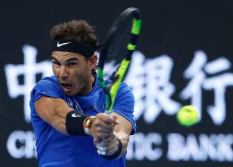 Nadal salva dos bolas de partido y remonta a Pouille