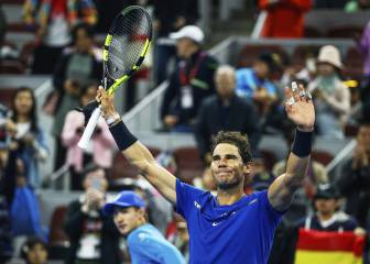 Nadal recupera el control y tumba al pegador Khachanov