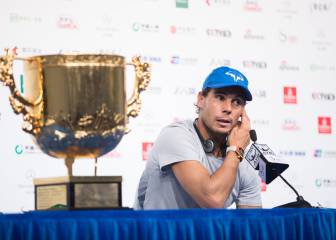 Nadal bendice a Bruguera y Medina: 