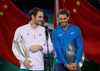 Las imágenes de la derrota de Nadal ante Federer en Shanghái
