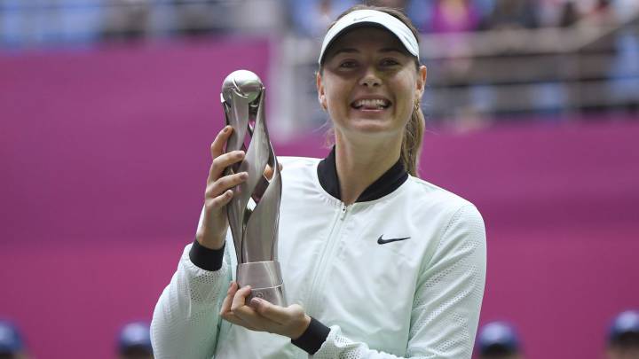 Maria Sharapova gana su primer torneo tras su sanción por dopaje.