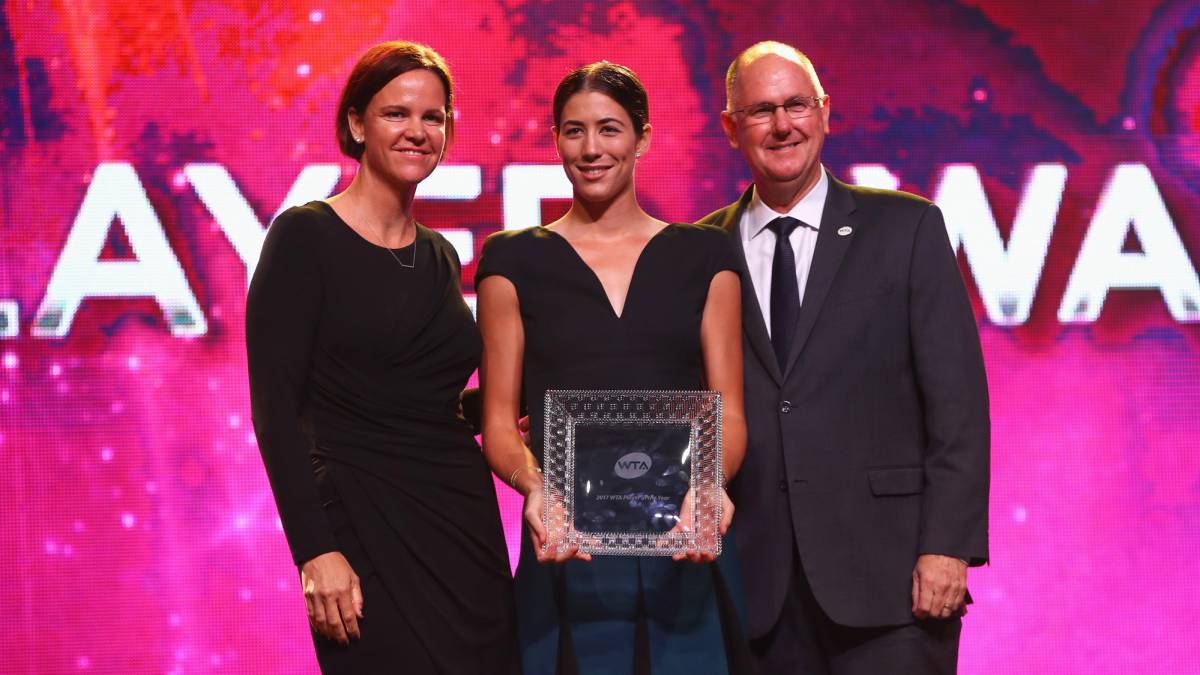 Garbiñe Muguruza, mejor tenista del año para la WTA