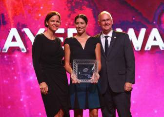 Garbiñe Muguruza, mejor tenista del año para la WTA