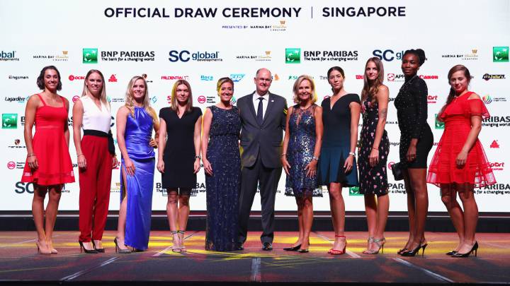Foto de familia de las WTA Finals 2017
